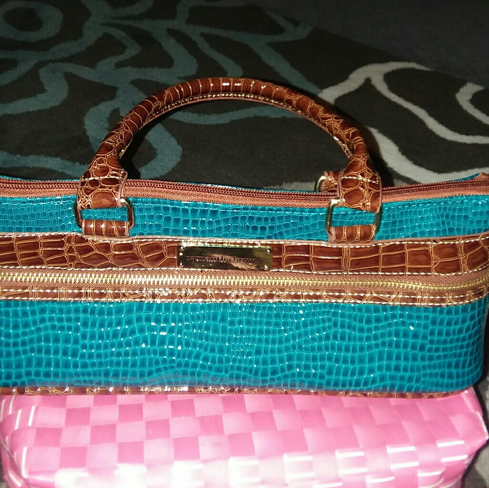 Samatha brown wine purse